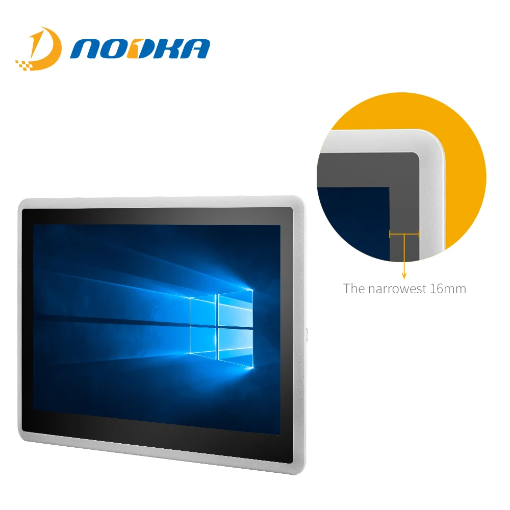 Compact design 15 inch Touch Screen Fanless 2lan tablet PC