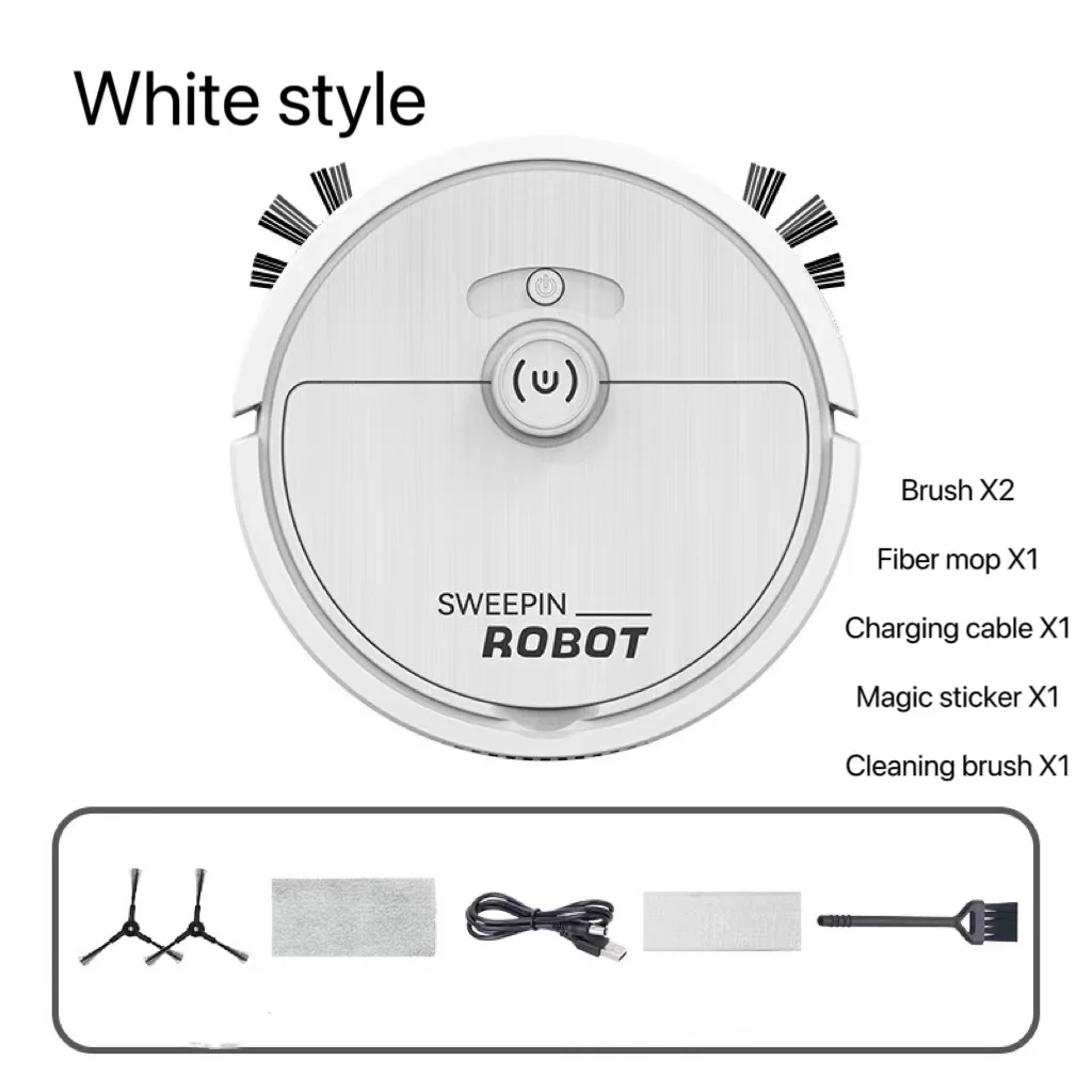 fully automatic household mini cleaning machine, intelligent sweeping, suction and mopping three in one vacuum cleaner