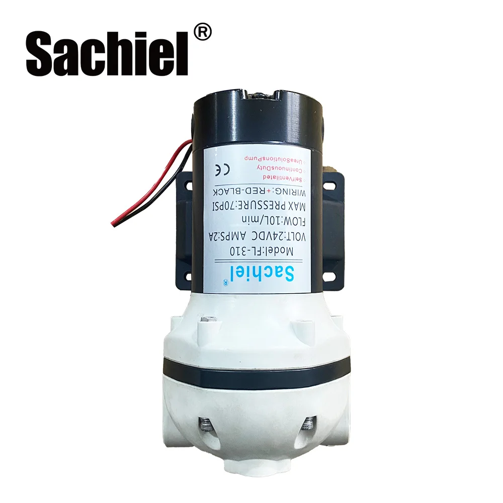 Электрический 12 В двигатель постоянного тока безмасляный мембранный насос высокого давления кислотные щелочные и химические вещества антикоррозионный для жидкого использования