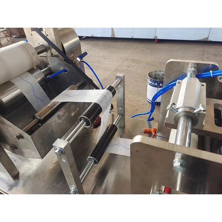 medical gauze swab cutting and folding machine