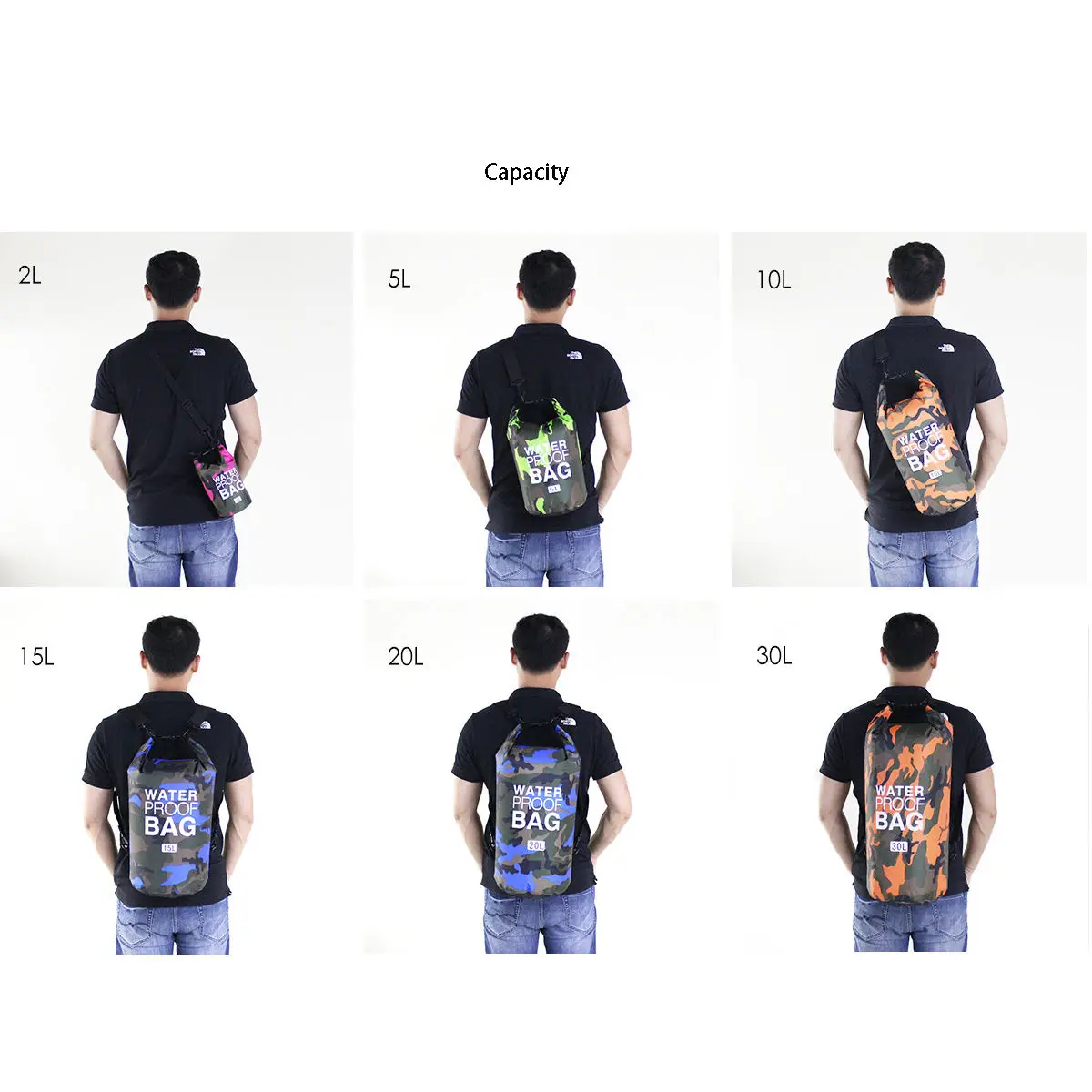 Waterproof Dry Bag Ultimate Protection for Boating,Hiking, & Water Sports Floating Roll Top Backpack