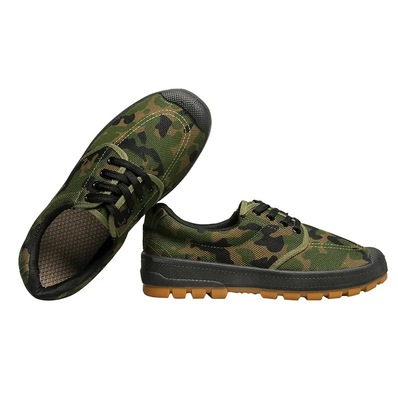 Factory direct sales training camouflage shoes liberation shoes training shoes site farm site men and women training