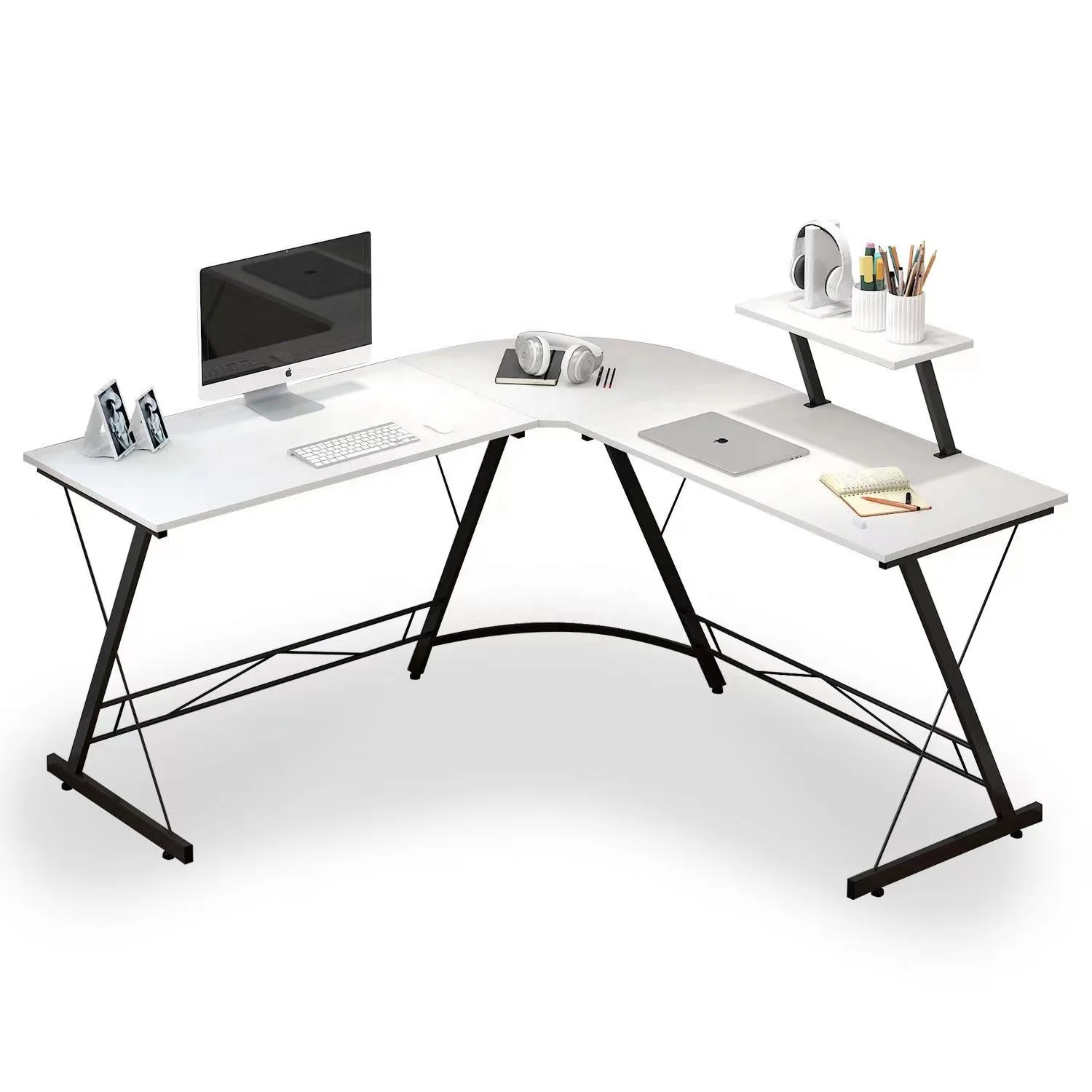 Factory Direct Sales Corner Simple Plate L-Type Desktop Computer Desk Corner Office Computer Desk