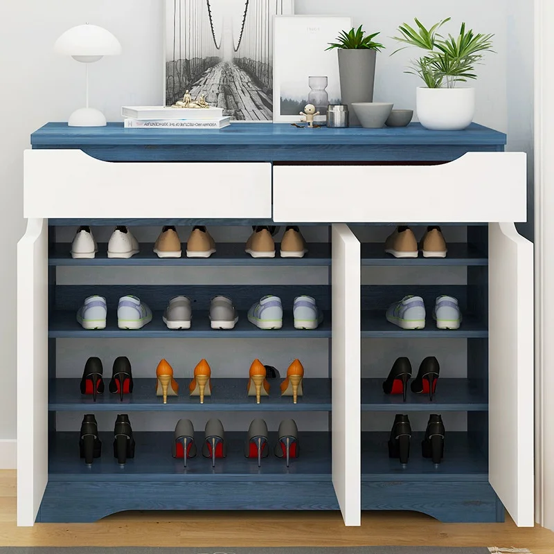 2 ящика, деревянный шкаф для обуви, шкаф для хранения обуви, стойка