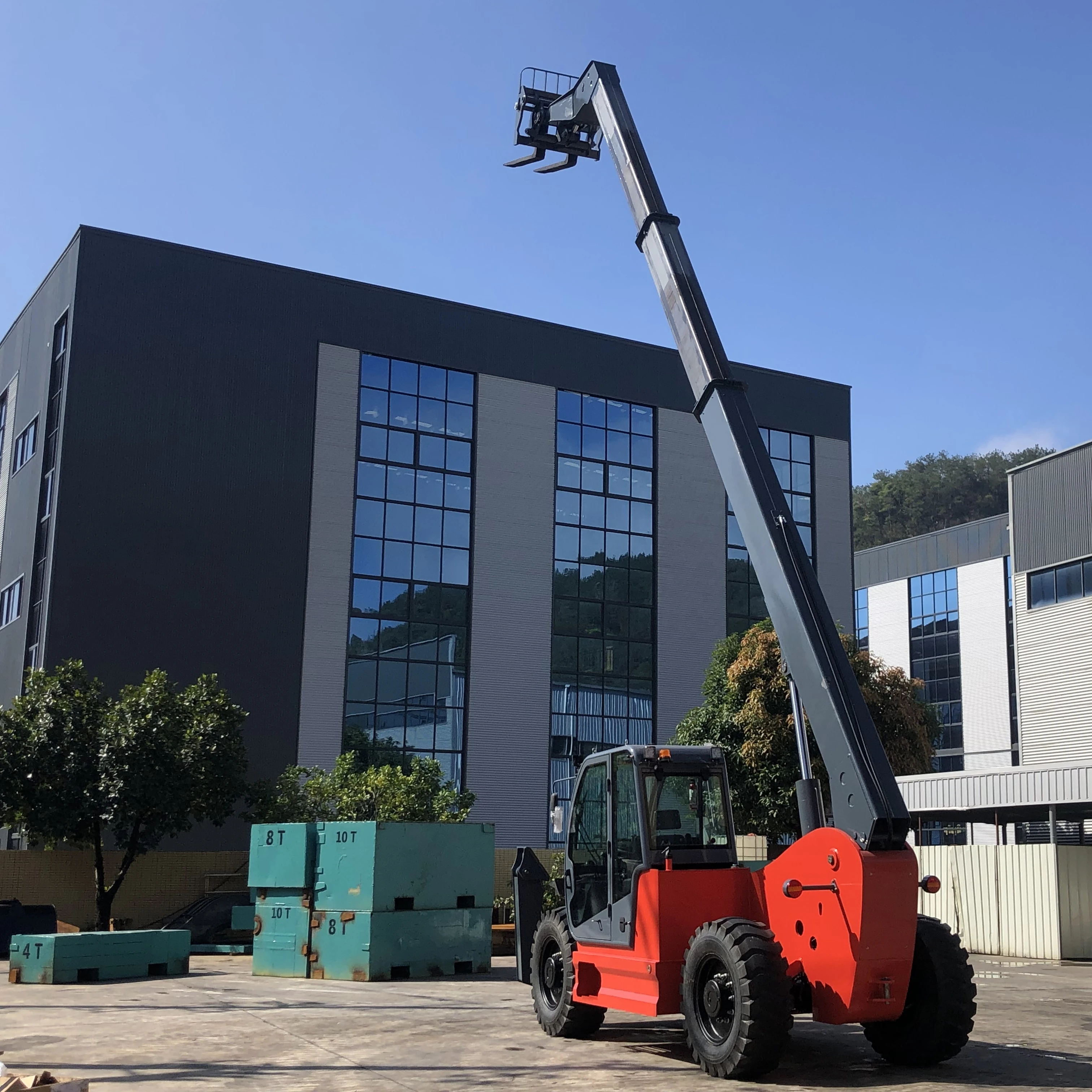 New Telehandler 3ton 6.8m Telescopic Forklift Handler off road telehandler