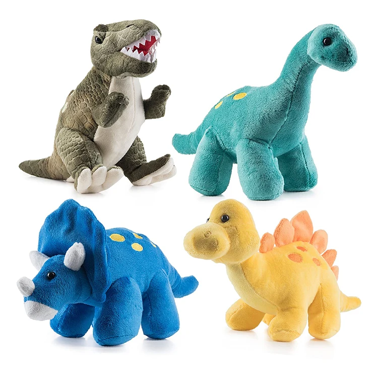 Custom Plush Dinosaur Cute Soft Plush Dinosaur Kids Green Dinosaur Plush Toy
