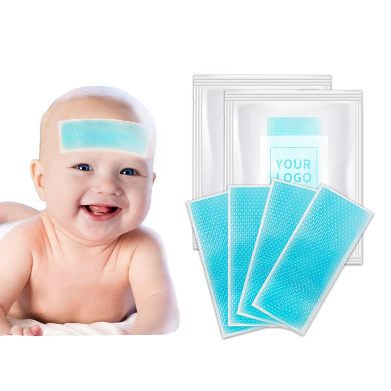 Customized cold therapy self cooling hydrogel gel fever cooling patch for fever