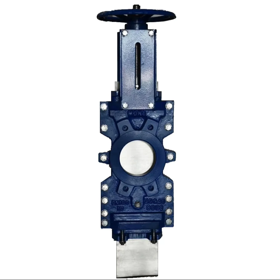 PN10 PN16 Lug type Metal seat DN 600 700 800 900 1000 1200 Knife Gate Valve