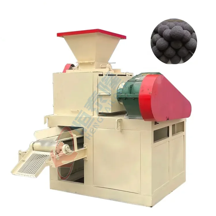 Coke Gypsum Iron Lime Aluminum Powder Sludge Carbon Black Coal Dust BBQ Charcoal Briquette Press Making Machine