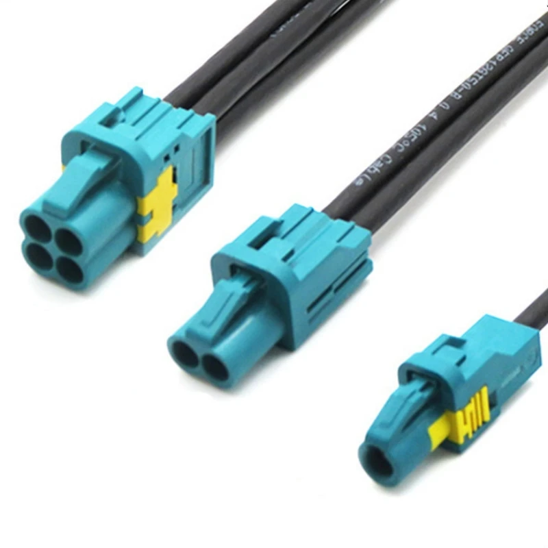 Customized RG174 Mini Fakra 2way 4way male to female extension cable for car