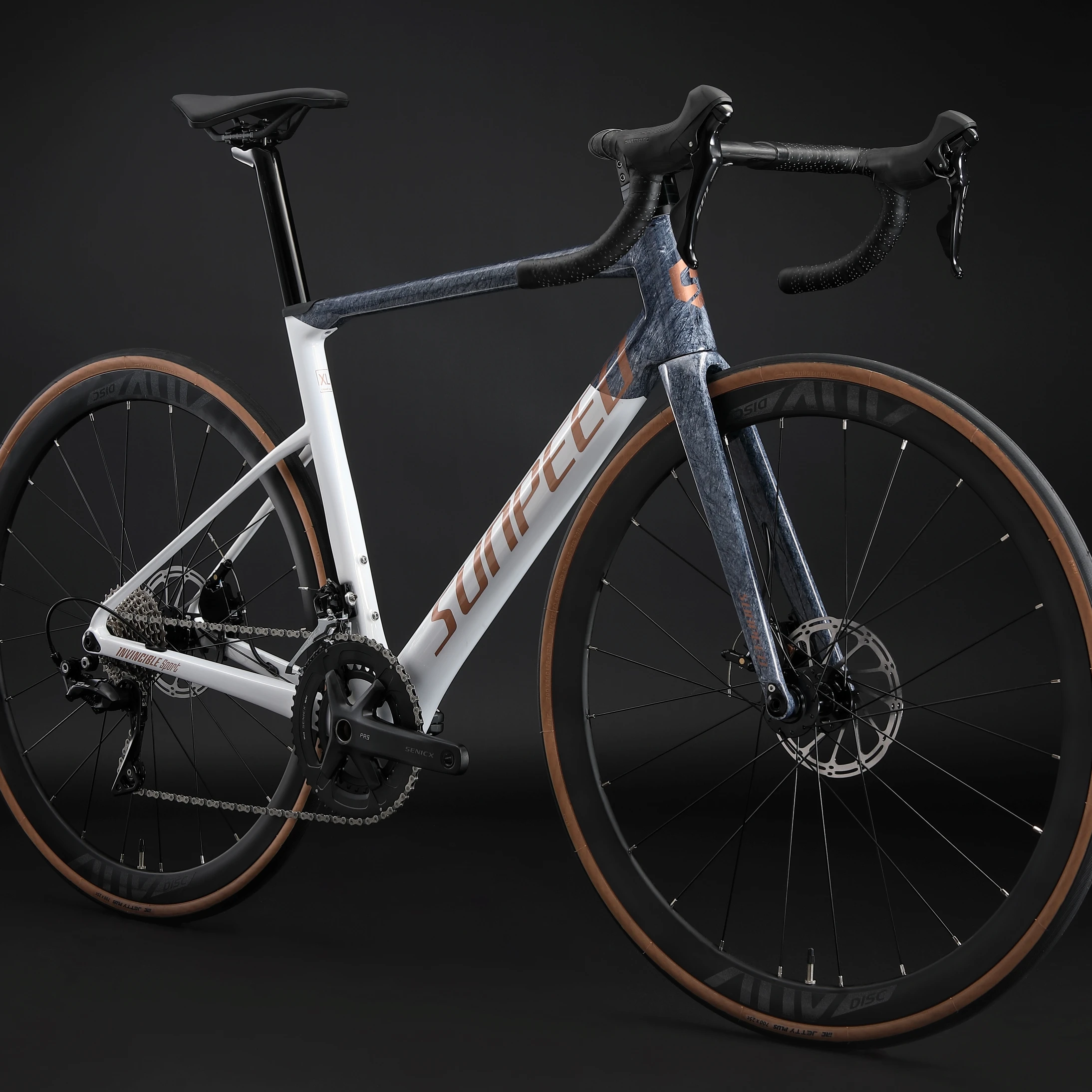 SUNPEED INVINCIBLE SPORT carbon fiber road bike bicycles for adult 22speed gear cycle SHIMANO 105 R7000