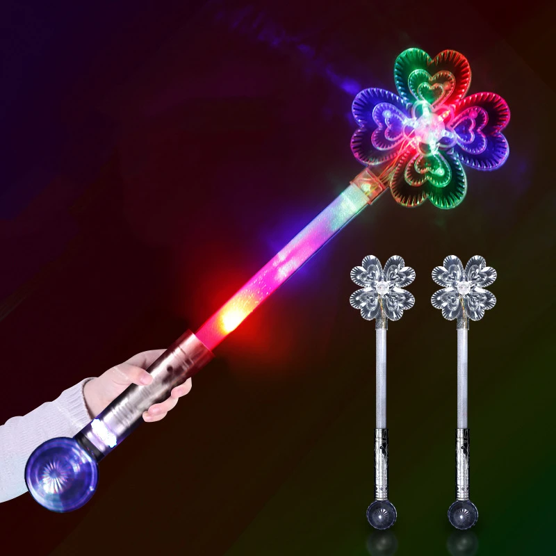 Magic Princess Light Up Wand Toy Birthday Costume Props Luminous Fairy Wand Stick Party Halloween Xmas Cosplay Lighting Sticks