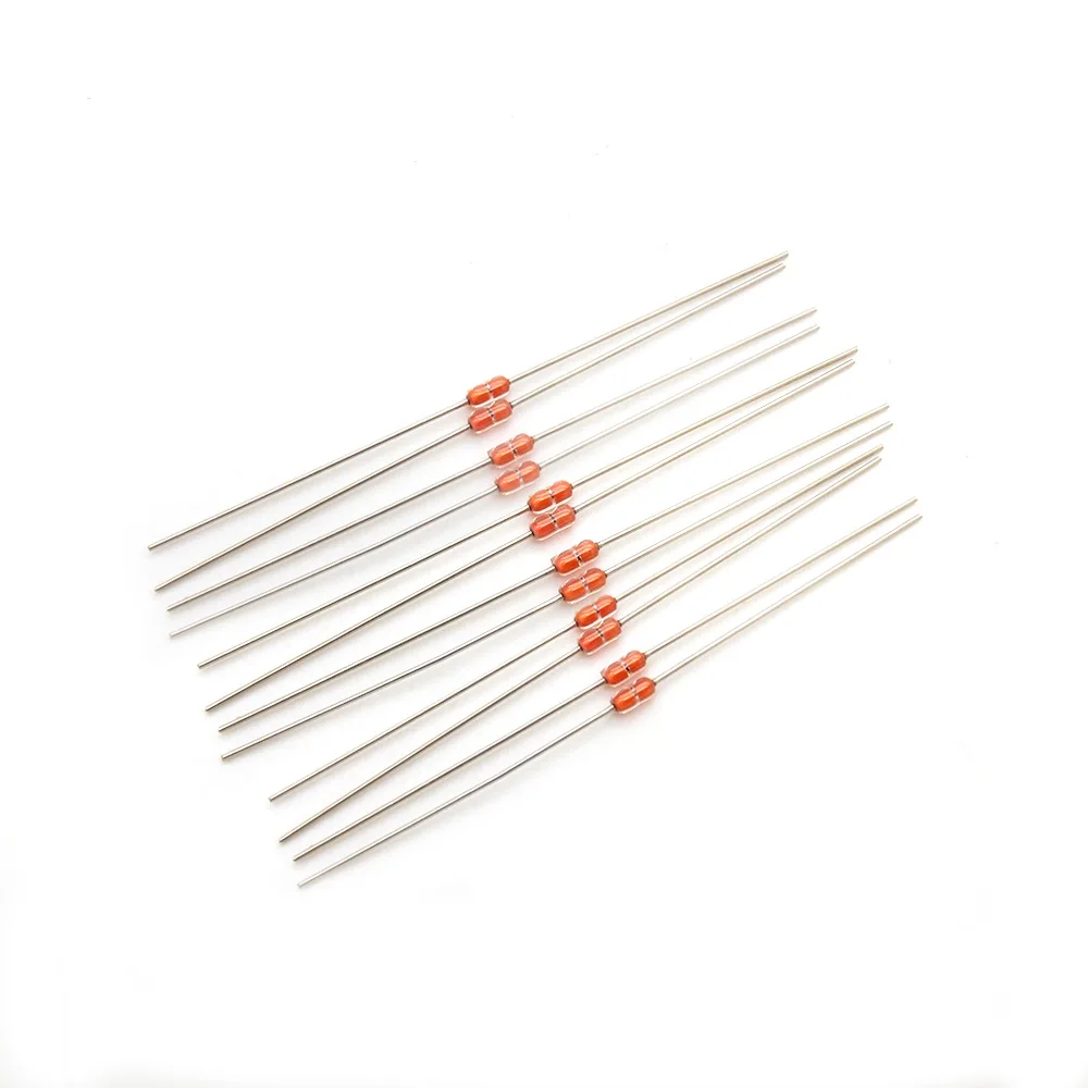 MF58 Air-condition Axial Type DO-35 Diode Package High Precision Glass Encapsulated NTC Temperature Sensor Thermistor