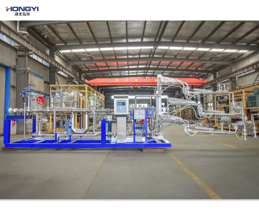 Manufacture High quality LNG/LPG loading/unloading skid-mounted solution  with loading arm flow meter control valve