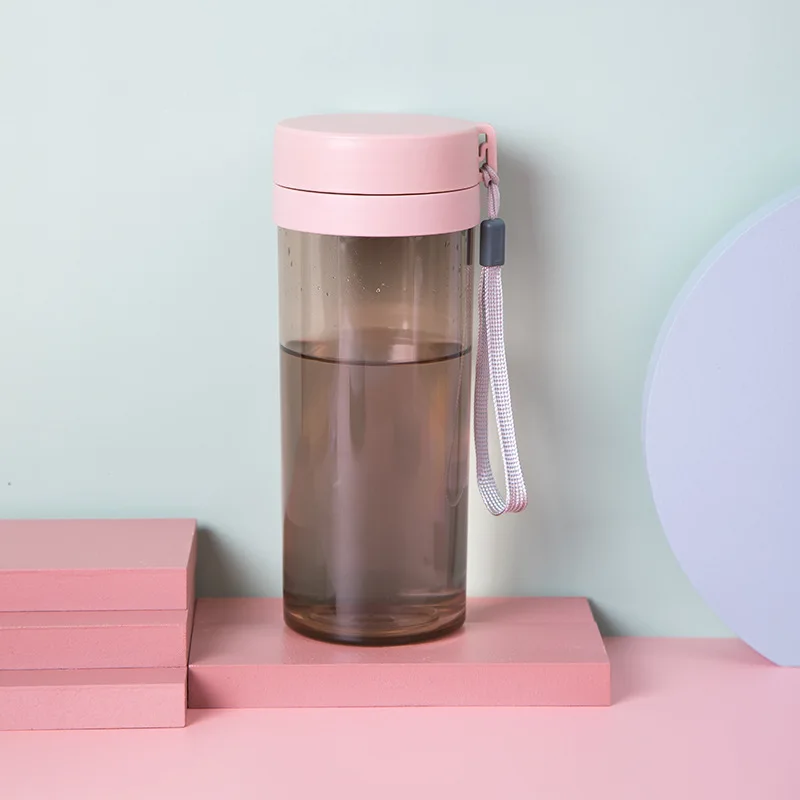 430 mL 530 mL BPA Free Out Sports Travel Office Portable PS/PP Plastic Tea Dripping Cup Sports Cups for Stucdents Kids Lady