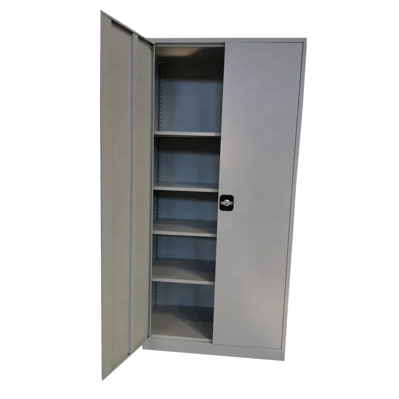 China iron locker cabinet manufactur factory cheap price for sale 2 double door steel office file storage filing cabinets