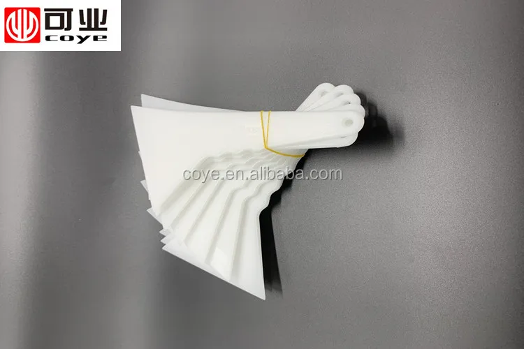 Car laminating tool white plastic scraper tool