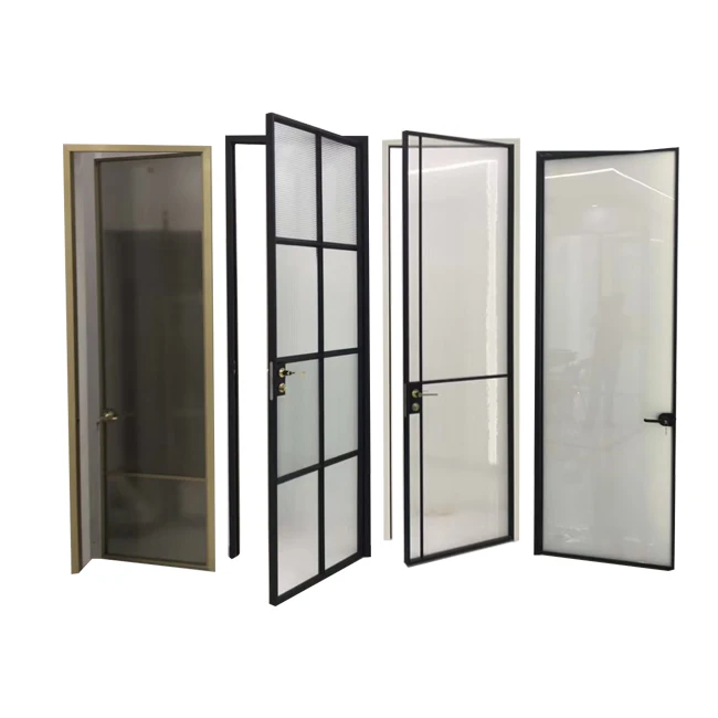 Canada  High quality  Heat Thermal Insulation aluminum Frame swing door for Commercial Building