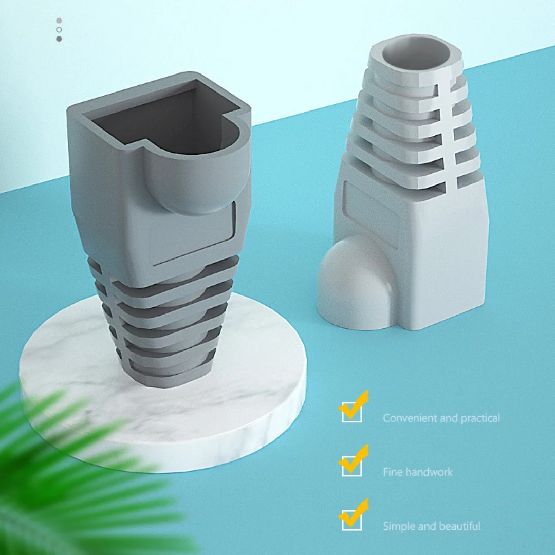 CAT5/CAT5e/CAT6 Category 5 Category 6 Network Cable RJ45 Network Connector Plug Cover Dust Proof Transparent Cover