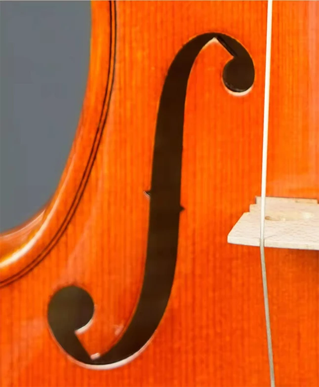 Professionally made handmade 4/4 solo violin for beginner players with violin case included