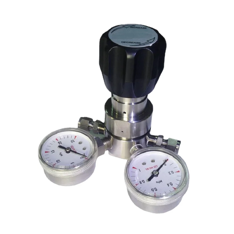 Hot sales acetylene gas cylinder pressure reducer shockproof  meter high  reducing