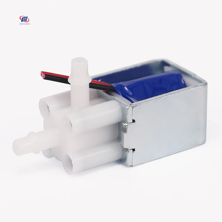 6В постоянный ток 2 пути соленоидный воздушный компрессор обратный клапан с ламинированием для медицинского оборудования