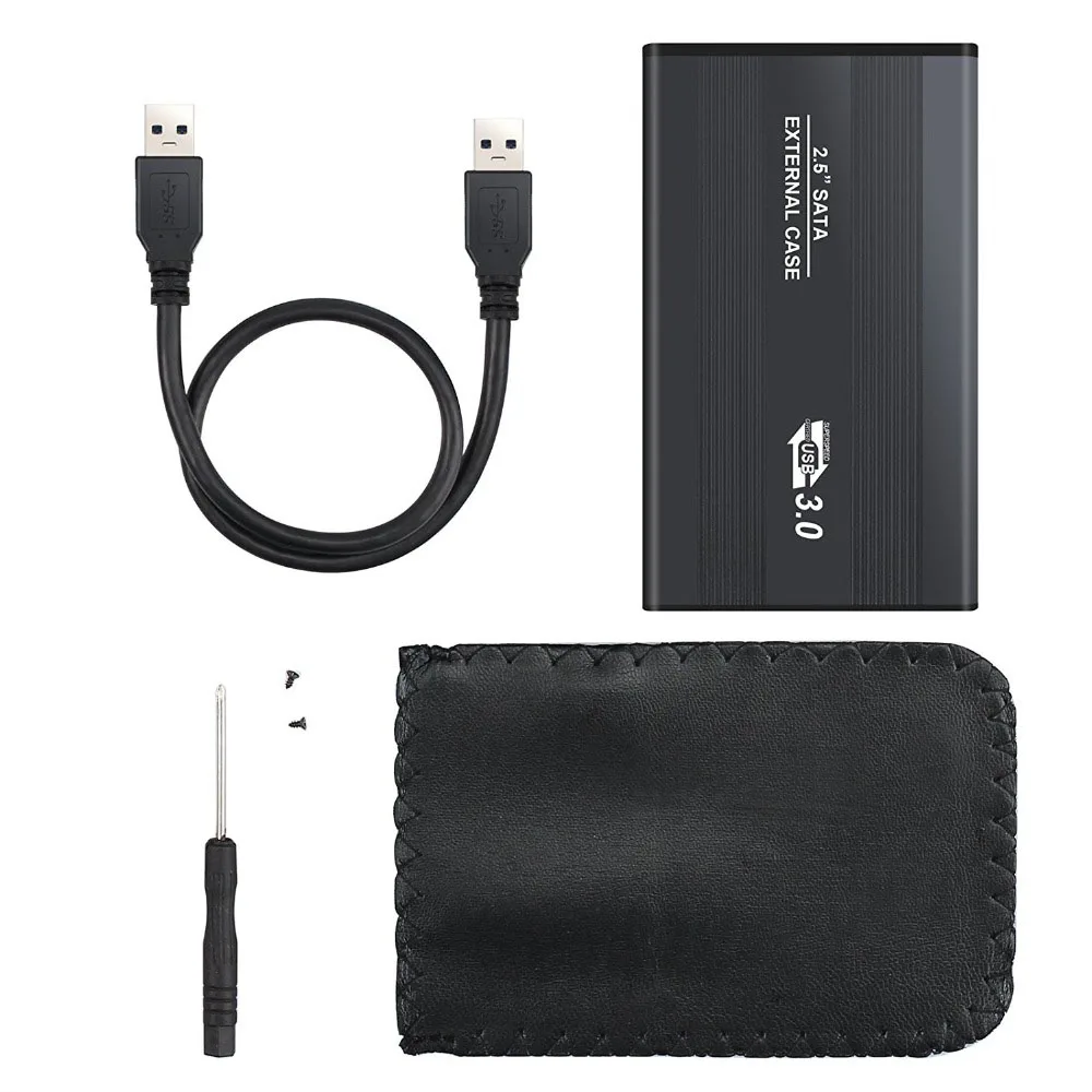Aluminum 2.5 Inch SATA III to USB 3.0 5Gbps External HDD Enclosure Hard Drive Case SSD Box Support Hot Plug For Windows Mac