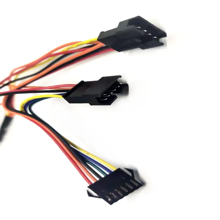 Custom cable OEM Auto Control System Wire Harness JST SM 2.5 mm pitch Connector