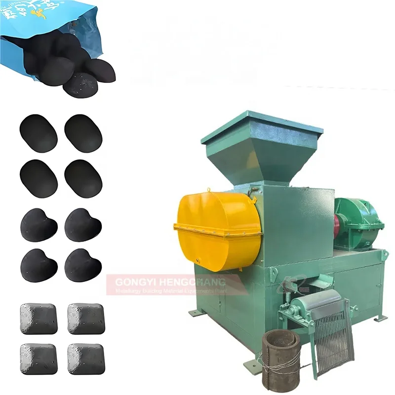 2024 best quality ball briquette pressing machines carbon black charcoal pressing making machine price