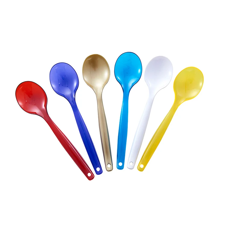 Healthy PS Plastic Transparent Multi Color Recyclable Plastic Fork Spoon Knife Cutlery Set