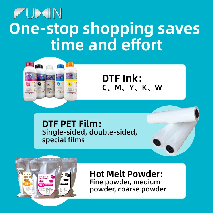 FuXin manufacturer dtf printer 2 heads i3200-a1 dtf 60cm printer machine for dtf heat transfer printing