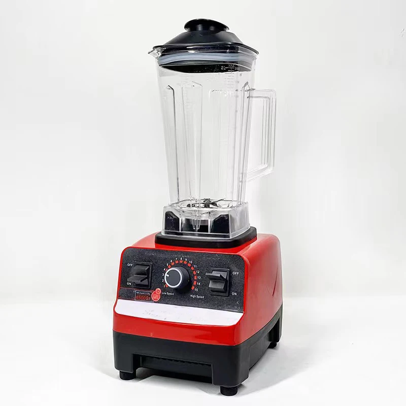 RANBEM Kitchen Household Black Red 1800 Watts High Speed Blender 2 Litre Powerful Blender With Ice Crush Technology