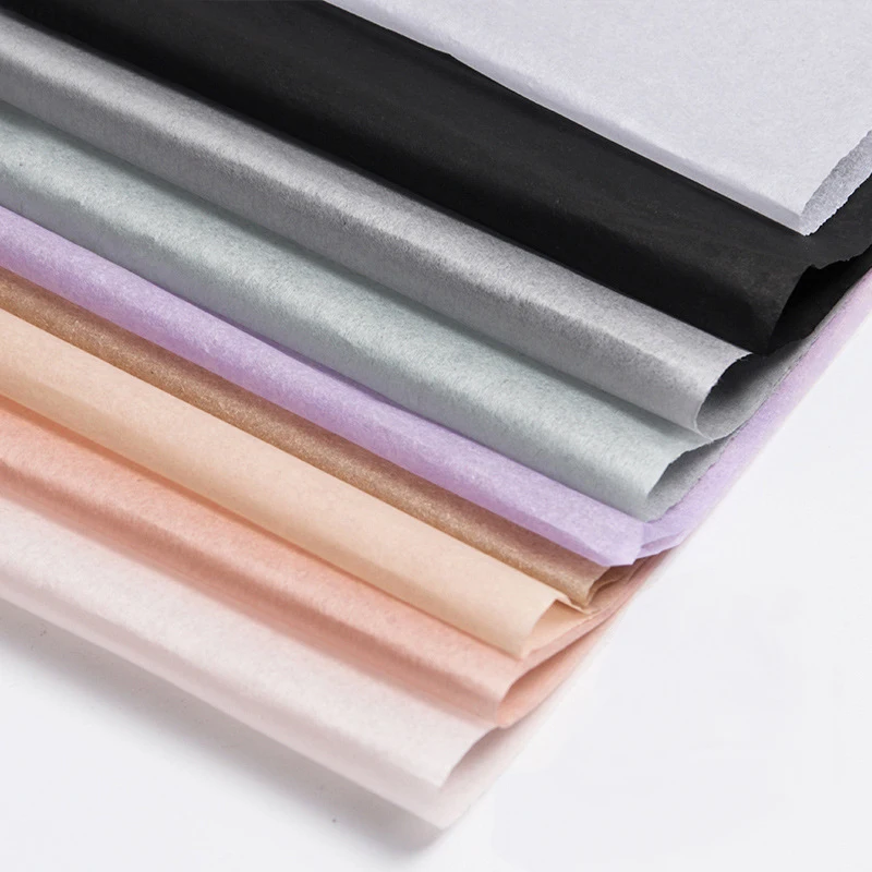 Flower wrapping paper  pure color cake gift bouquet lined with floral paper factory direct sale Sydney paper 18g