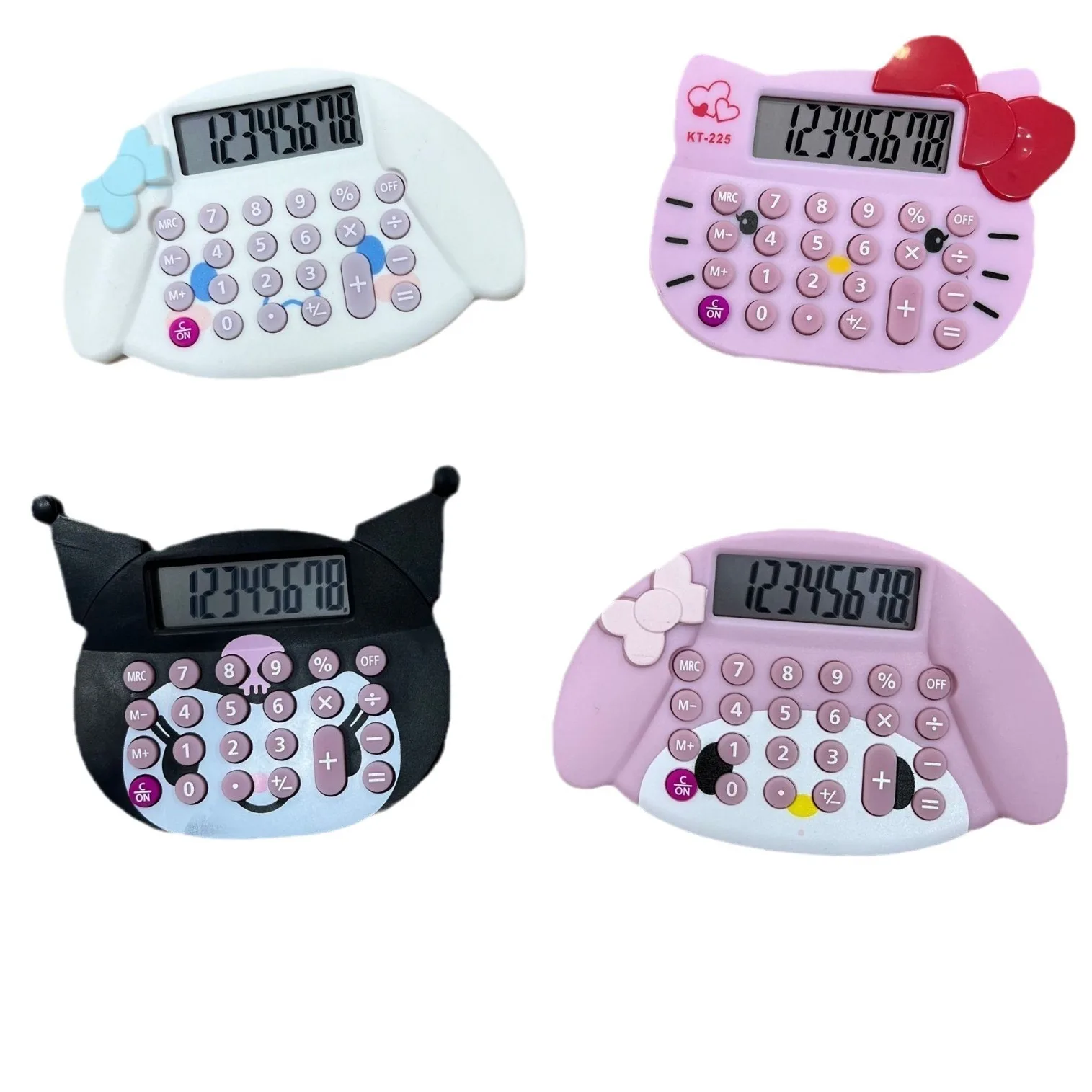Хит продаж Kawaii канцелярские товары для студентов класс офисный калькулятор портативный Kulomi Melody KT Cat пудинг собачий