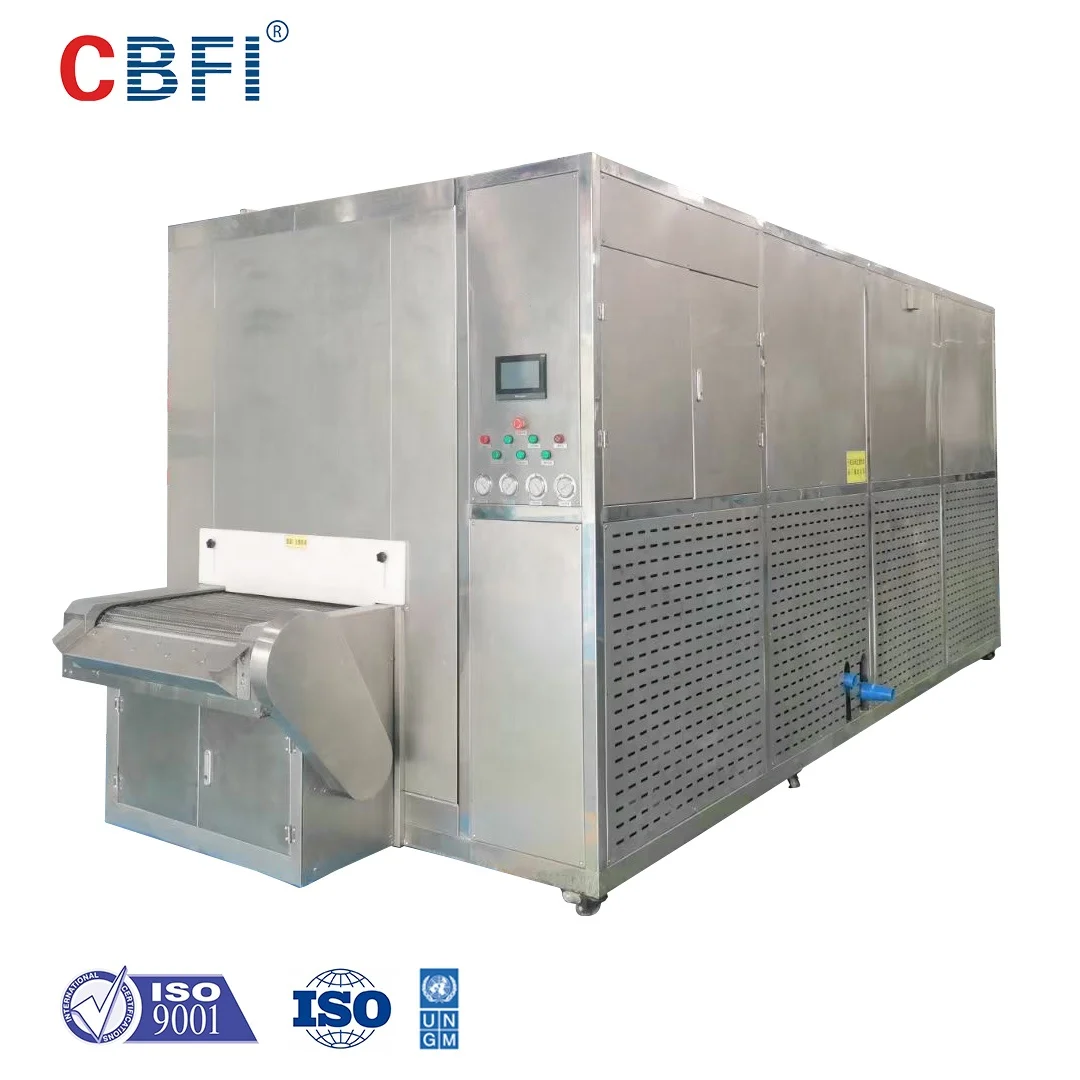 Tunnel Freezer Commercial Tunnel Blast Chiller Freezer Freezer Quick Freezing Machine