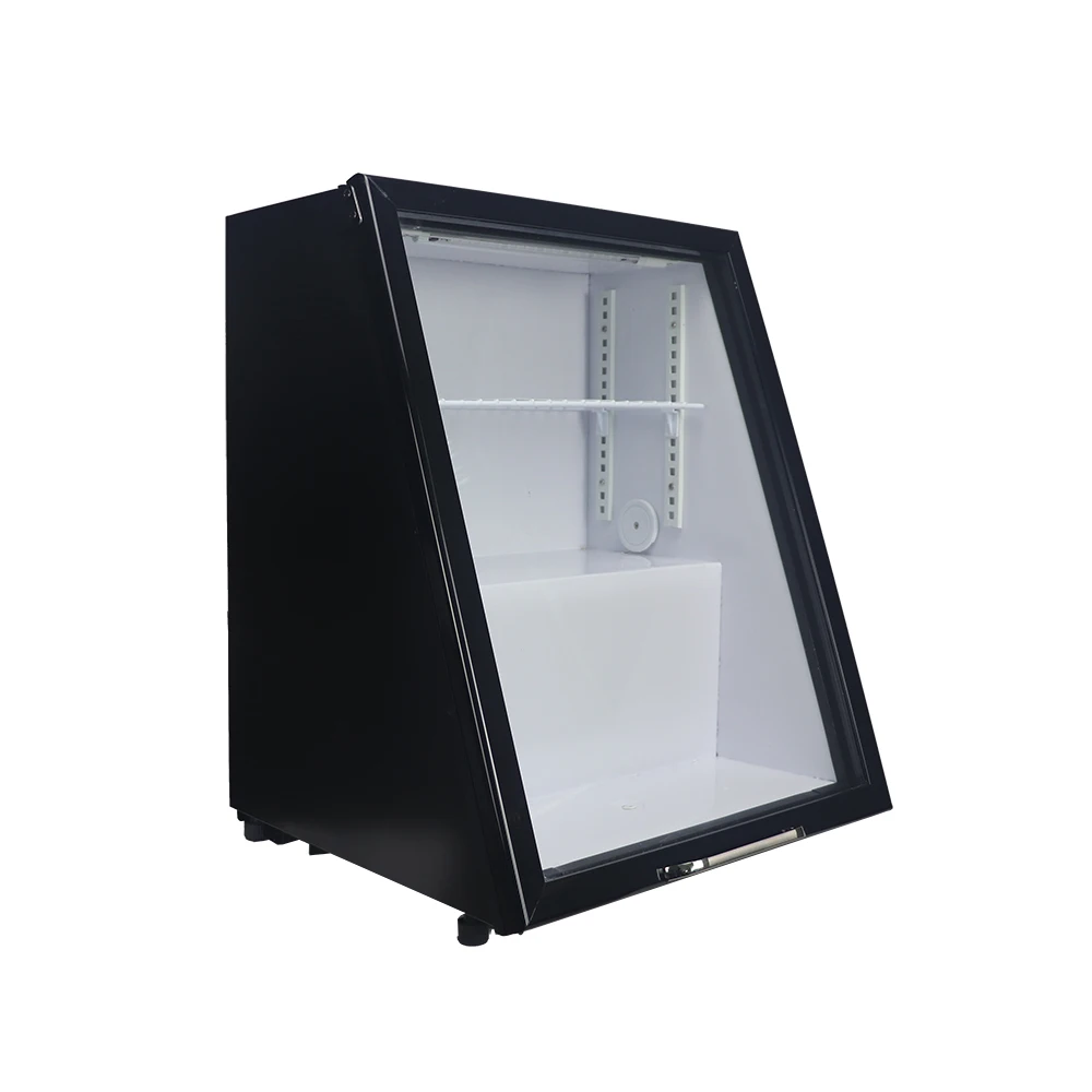 Table Top Beverage Mobile Cooler Commercial Display Refrigerator