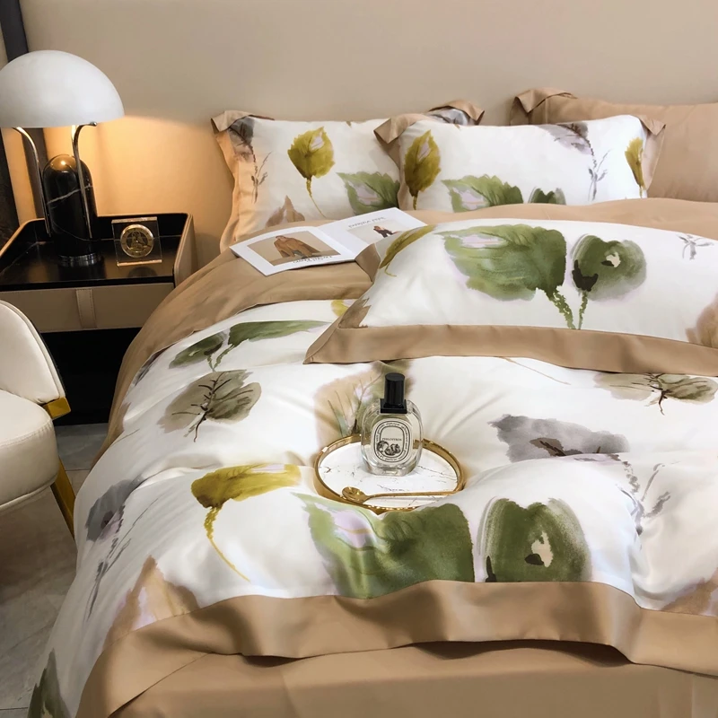 Home textile bedding use 60s printed lyocell fiber fabric