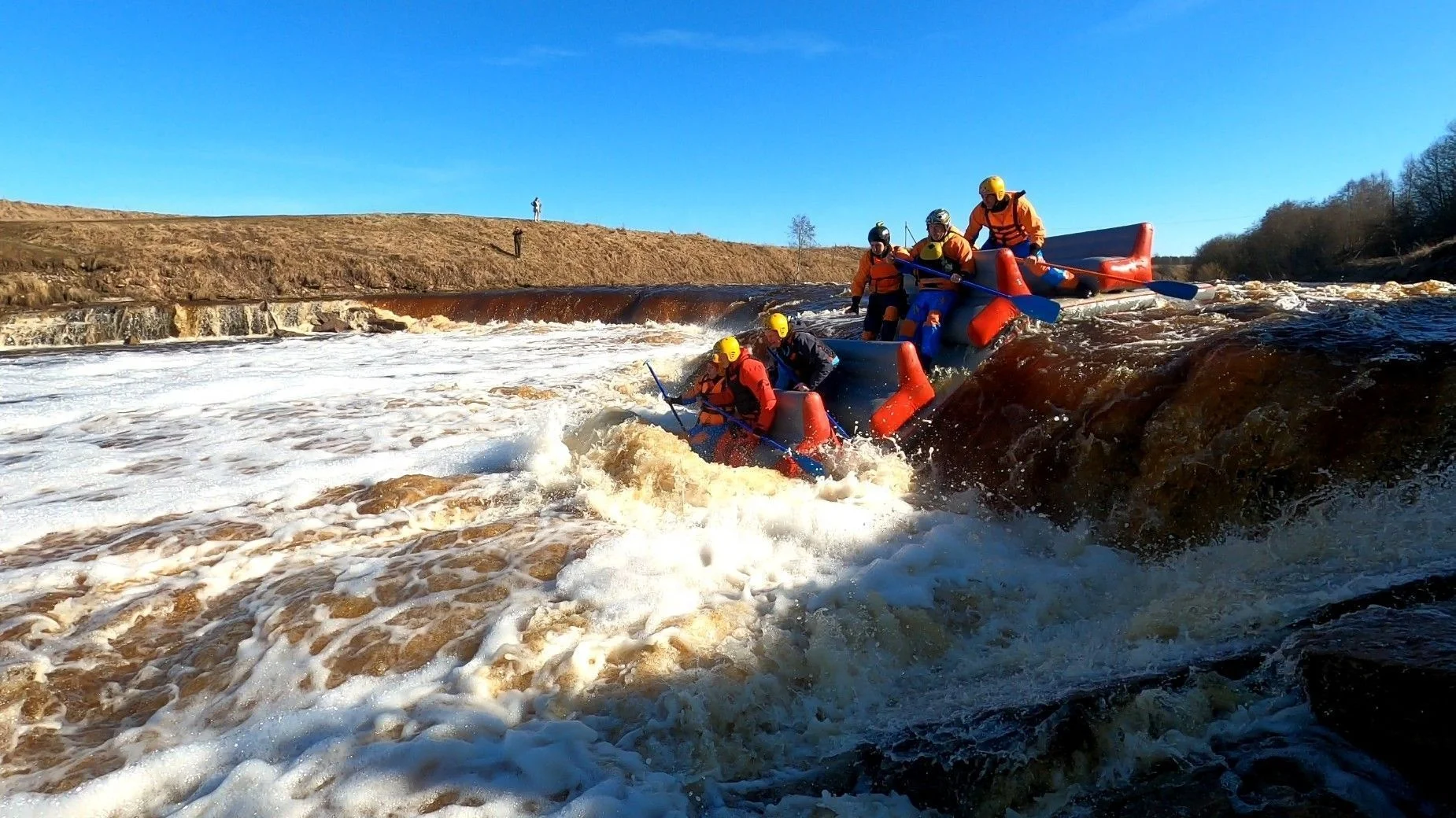 Quality Emergency  Rapid Deployment Craft Inflatable Swiftwater Snow,Ice And Mud Rescue Sled Raft Boat With Paddle for Sale