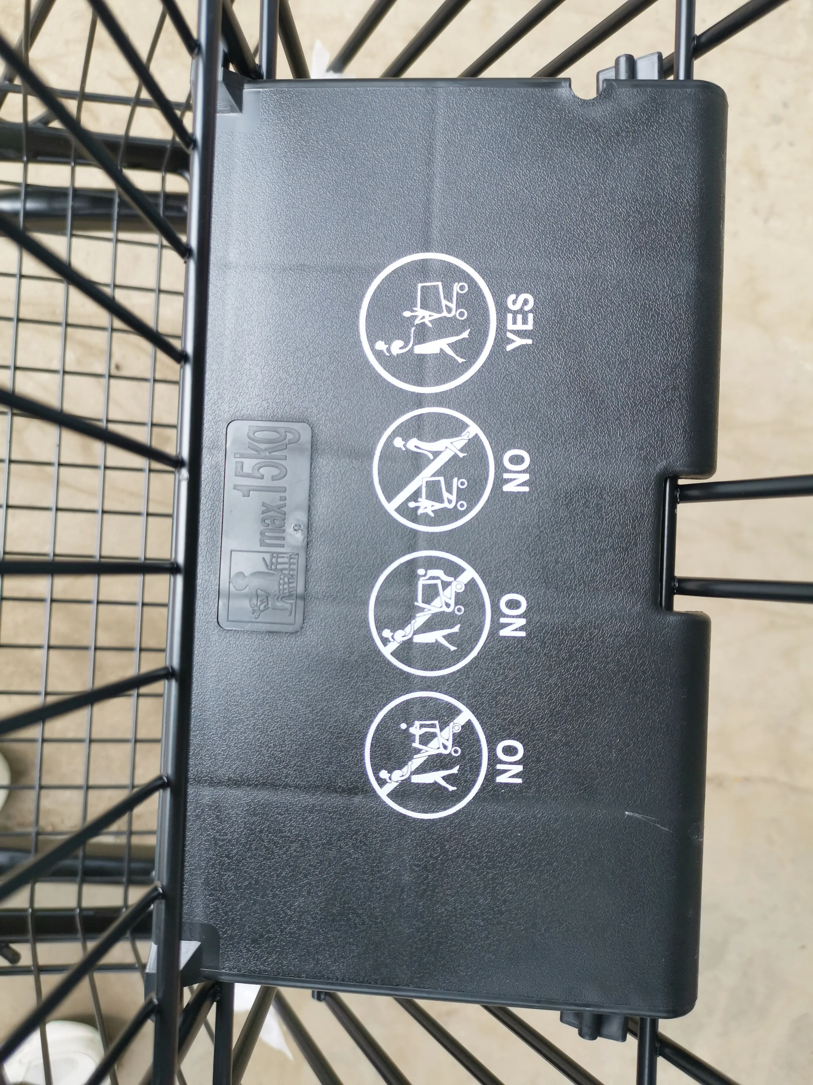 Wholesale Grocery Store Supermarket Shopping Cart Trolley Hand Shopping Trolleys with Rubber Wheel