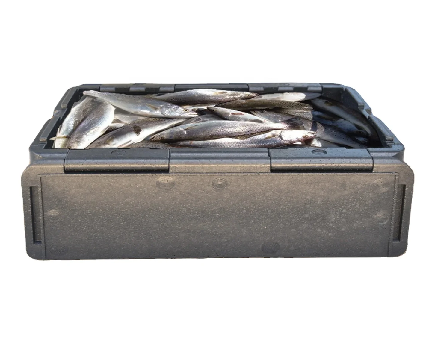 HS plastic cooler 40L EPP flip  lightweight Chill Chest collapsible iceless cooler box foldable EPP foam flip box keep ice chest