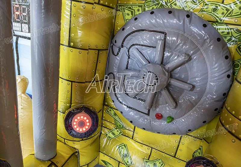 AIRTECH new inflatable interactive game ips ips ninja the bank