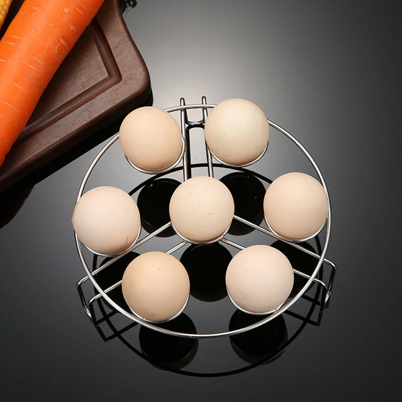 Stainless Steel Eggs Steam Rack Egg Steaming Stand Kitchen Steamer Kitchen Cooking Tools