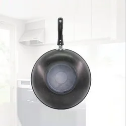 Online hot sale hand made induction carbon steel wok for restaurant nonstick gas stoves Chinese wok