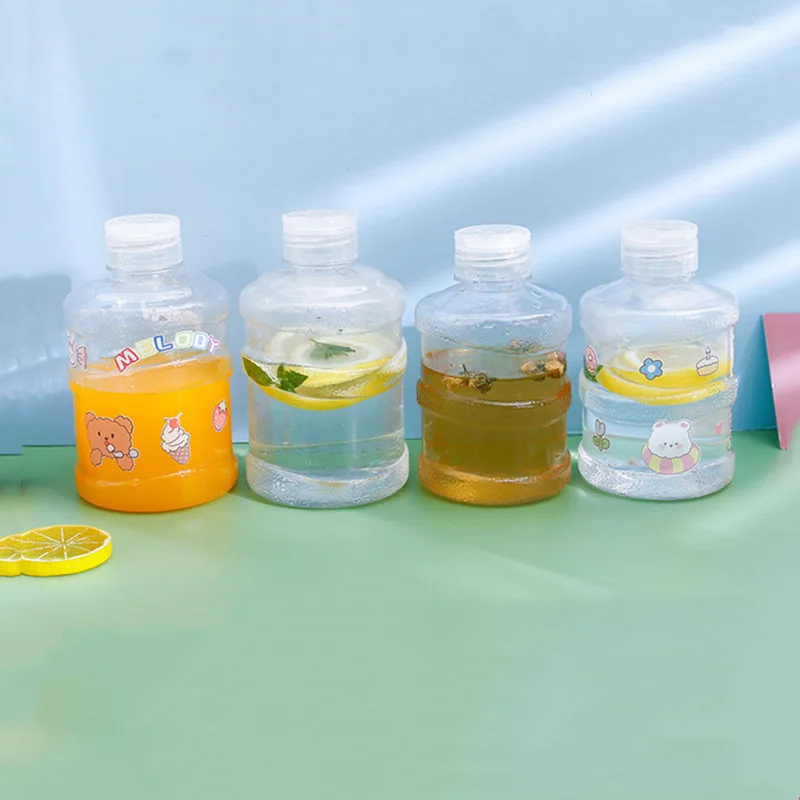 JIMI 300ml 500ml 650ml Hot Sale Mineral Water Bottle Design Mini Bottle Plastic Drink Buckets With Lifting