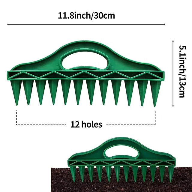 New Home Patio Garden Grass Potato Corn Manual Hand Push Seeders