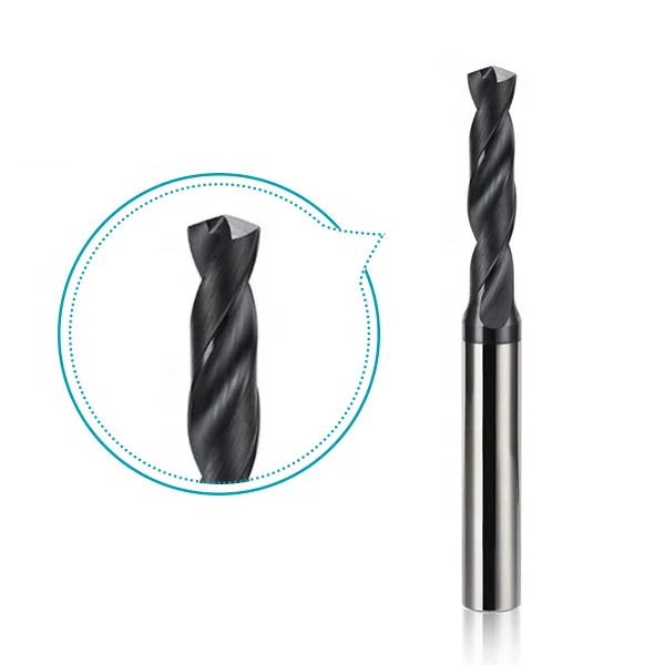 Carbide Twist Drill TiAlN Coated Uncoated metal Drill Bit 3xD 5xD for Universal cutting Aluminum Steel Cast Iron Stainless Steel