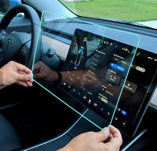 Защитная пленка для экрана Tesla model 3 в других интерьерных аксессуарах, стеклянная Защитная крышка для экрана