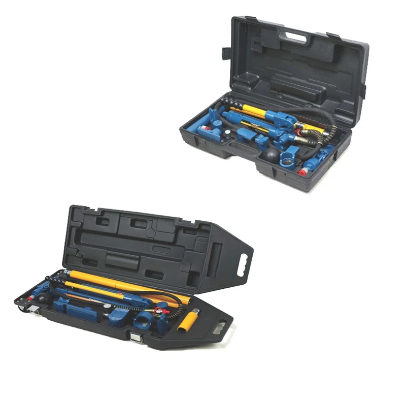 4T Hydraulic Jack Kit Hydraulic Split Jack Body Frame Repair Tool for Private Garages Car Repair