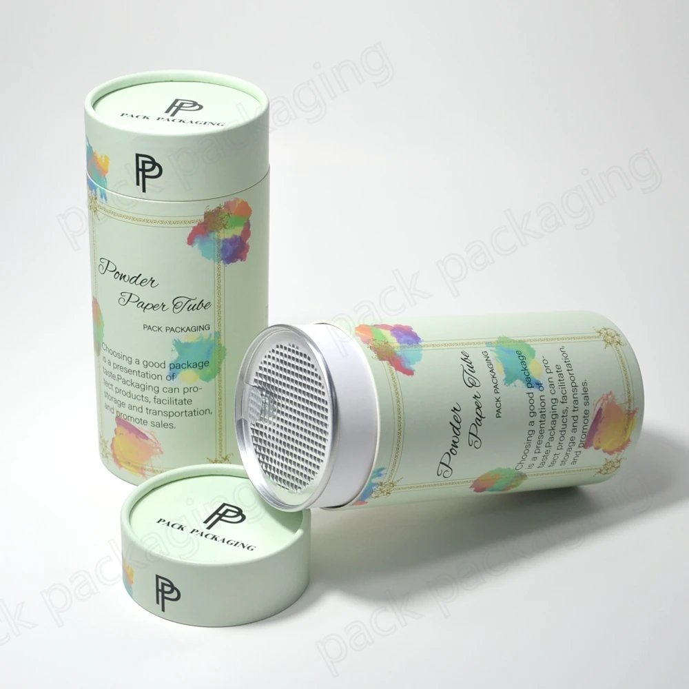 Custom Eco-Friendly Cardboard Food Grade Paper Tube Cylindrical Can Gift Box Snack Aluminium Lid Seal Potato Chips Paper Jar