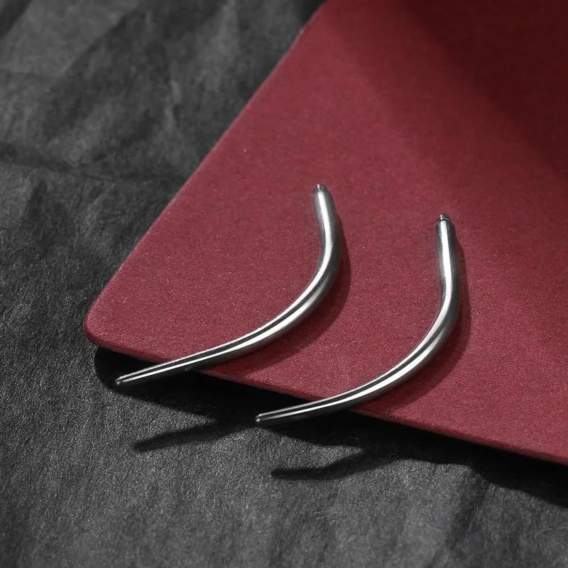 2025 оптовая продажа игла для прокола из нержавеющей стали изогнутая шпилька носа одноразовая направляющая ювелирных изделий свадебных торжеств